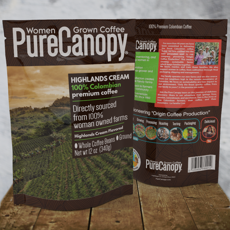 Pure Canopy - Colombian - Highland Cream Infused